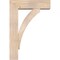Ekena Millwork Thorton Block Smooth Bracket w/ Offset Brace, Douglas Fir, 7 1/2"W x 26"D x 38"H BKT0806X26X38THR05SDF - alternate 4
